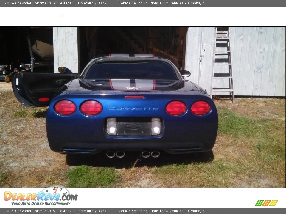 2004 Chevrolet Corvette Z06 LeMans Blue Metallic / Black Photo #4
