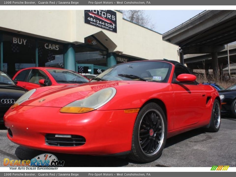 1998 Porsche Boxster Guards Red / Savanna Beige Photo #1