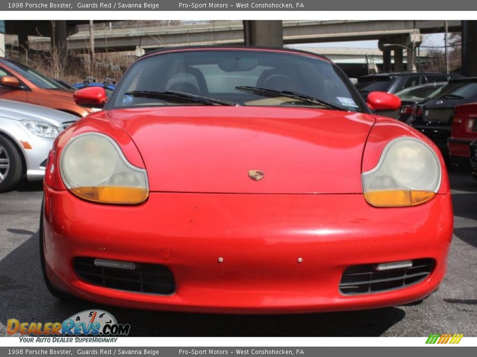 1998 Porsche Boxster Guards Red / Savanna Beige Photo #2
