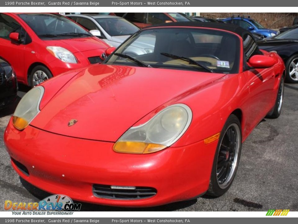 1998 Porsche Boxster Guards Red / Savanna Beige Photo #3