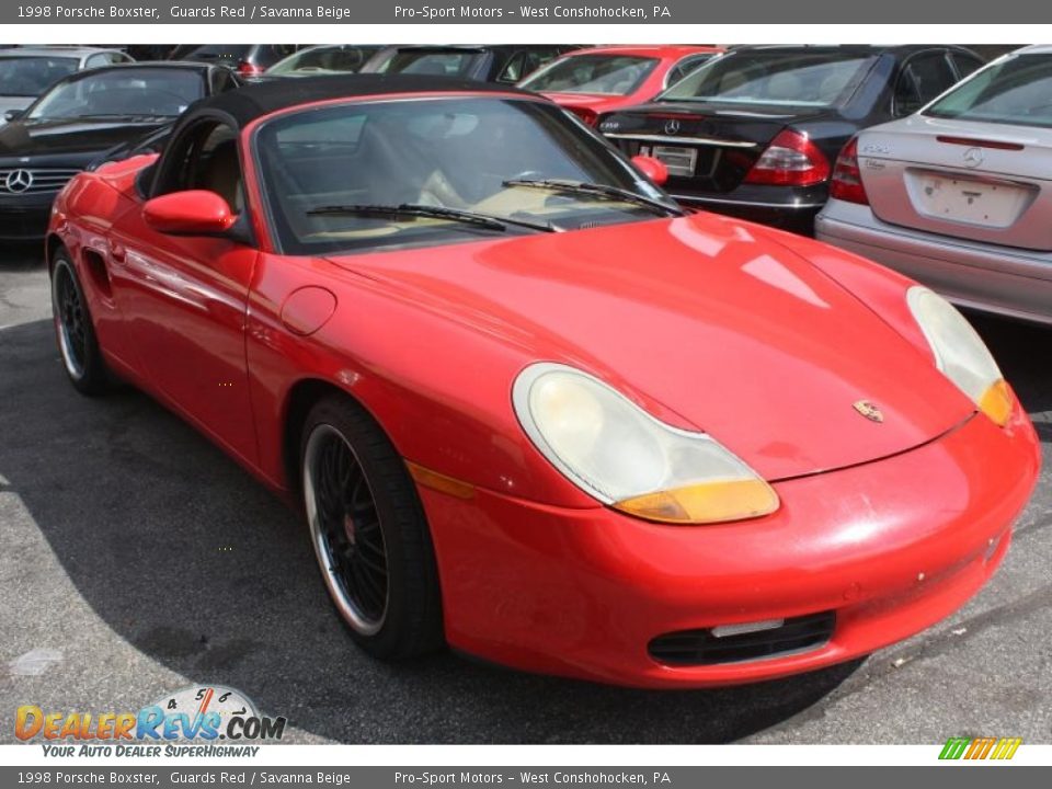 1998 Porsche Boxster Guards Red / Savanna Beige Photo #5