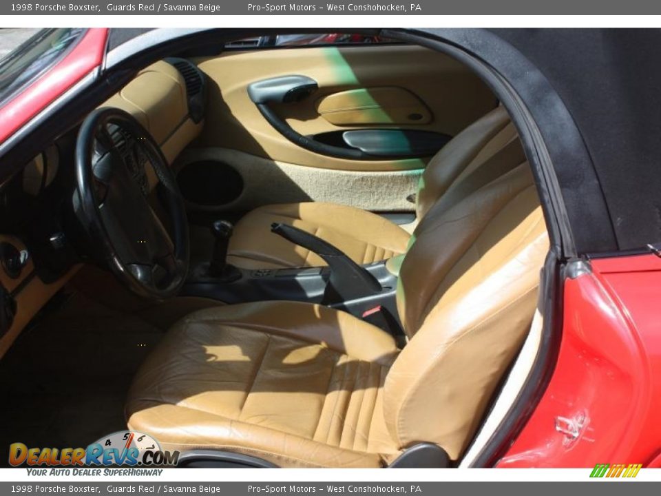 1998 Porsche Boxster Guards Red / Savanna Beige Photo #7