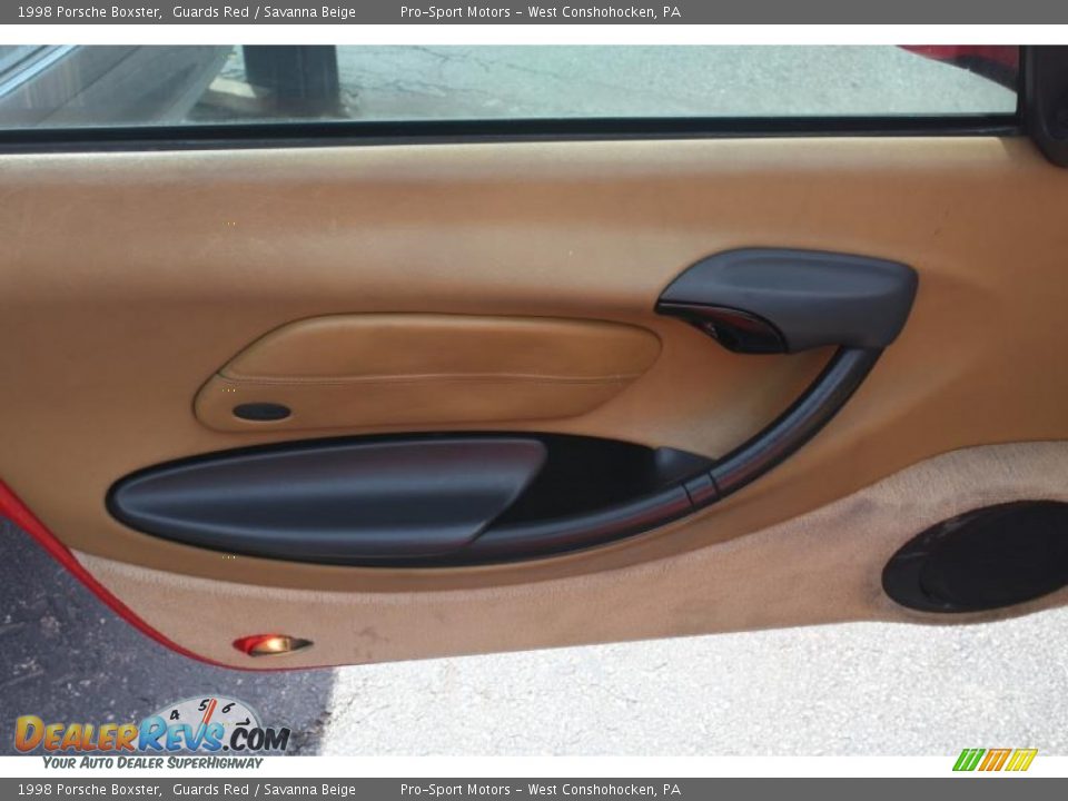 1998 Porsche Boxster Guards Red / Savanna Beige Photo #8