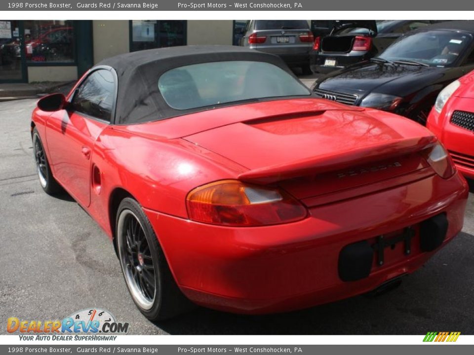1998 Porsche Boxster Guards Red / Savanna Beige Photo #12