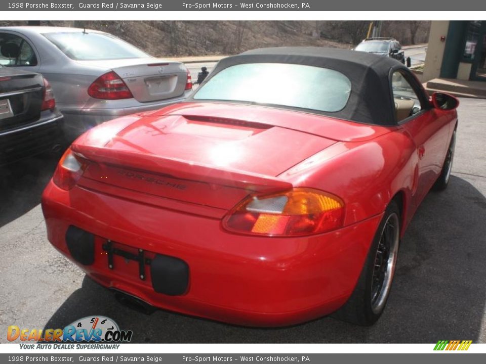 1998 Porsche Boxster Guards Red / Savanna Beige Photo #14