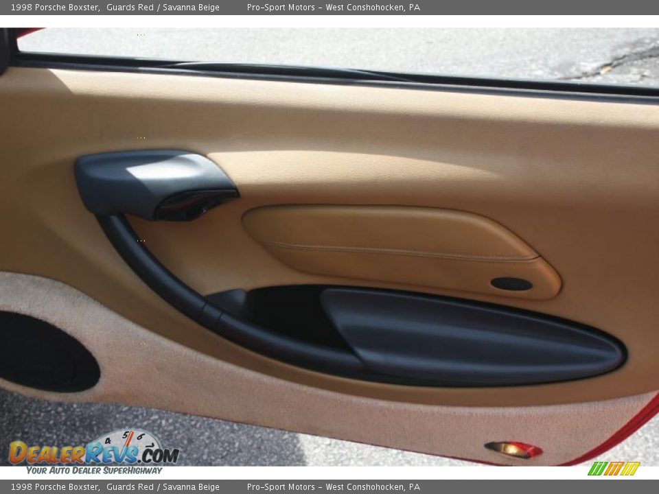 1998 Porsche Boxster Guards Red / Savanna Beige Photo #17