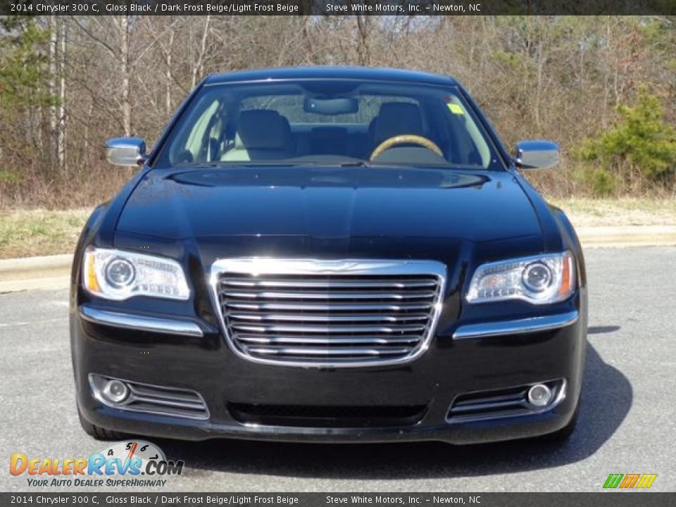 2014 Chrysler 300 C Gloss Black / Dark Frost Beige/Light Frost Beige Photo #3