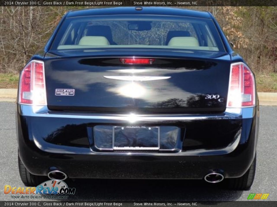 2014 Chrysler 300 C Gloss Black / Dark Frost Beige/Light Frost Beige Photo #6