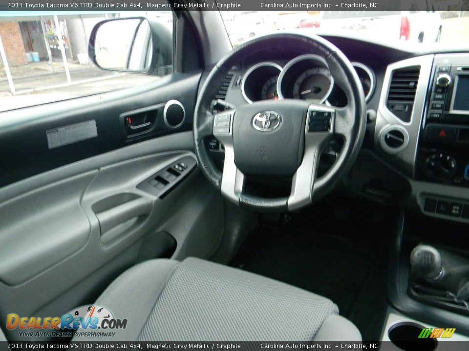 2013 Toyota Tacoma V6 TRD Double Cab 4x4 Magnetic Gray Metallic / Graphite Photo #12