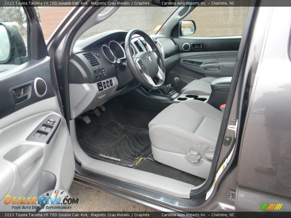 2013 Toyota Tacoma V6 TRD Double Cab 4x4 Magnetic Gray Metallic / Graphite Photo #18