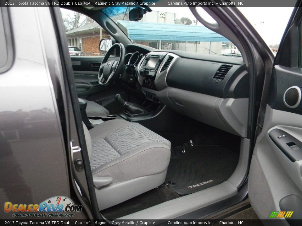 2013 Toyota Tacoma V6 TRD Double Cab 4x4 Magnetic Gray Metallic / Graphite Photo #22