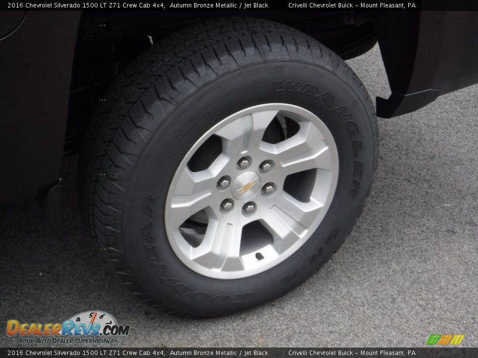 2016 Chevrolet Silverado 1500 LT Z71 Crew Cab 4x4 Autumn Bronze Metallic / Jet Black Photo #3