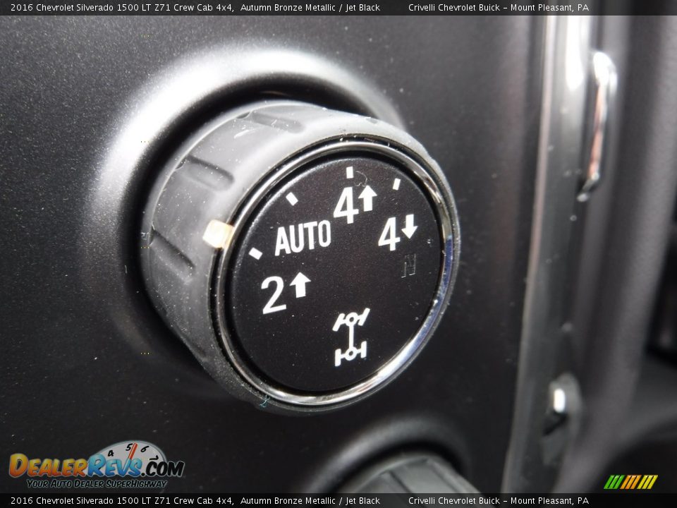 2016 Chevrolet Silverado 1500 LT Z71 Crew Cab 4x4 Autumn Bronze Metallic / Jet Black Photo #10