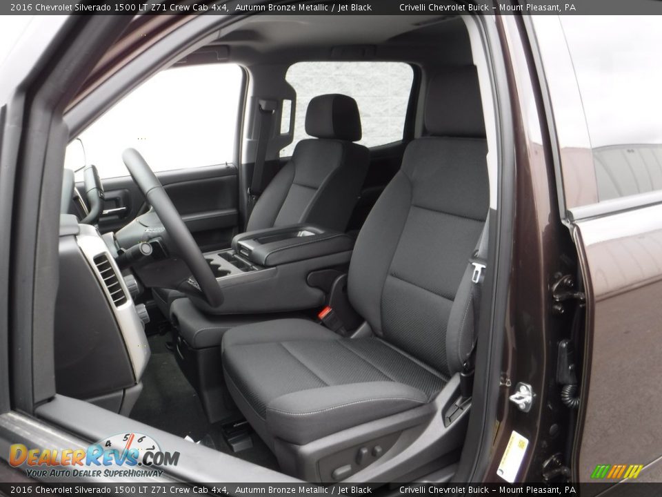 2016 Chevrolet Silverado 1500 LT Z71 Crew Cab 4x4 Autumn Bronze Metallic / Jet Black Photo #12