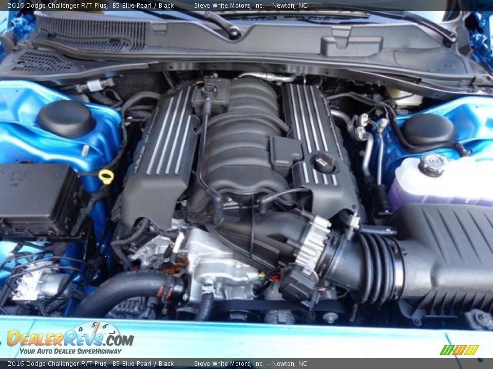 2016 Dodge Challenger R/T Plus B5 Blue Pearl / Black Photo #9