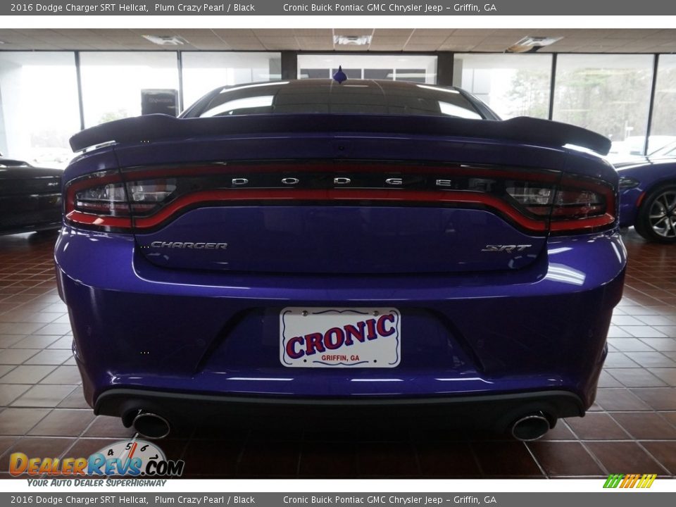 2016 Dodge Charger SRT Hellcat Plum Crazy Pearl / Black Photo #6