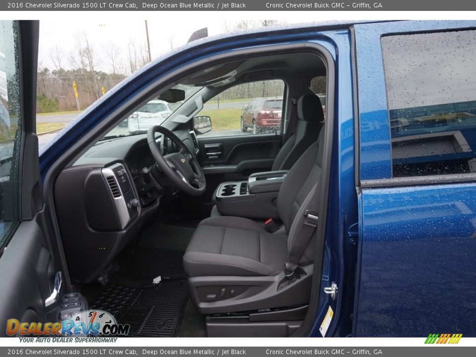 2016 Chevrolet Silverado 1500 LT Crew Cab Deep Ocean Blue Metallic / Jet Black Photo #9