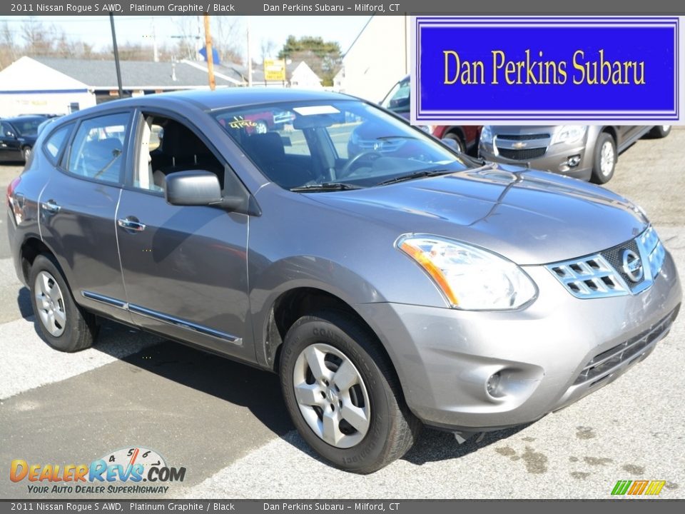 2011 Nissan Rogue S AWD Platinum Graphite / Black Photo #1
