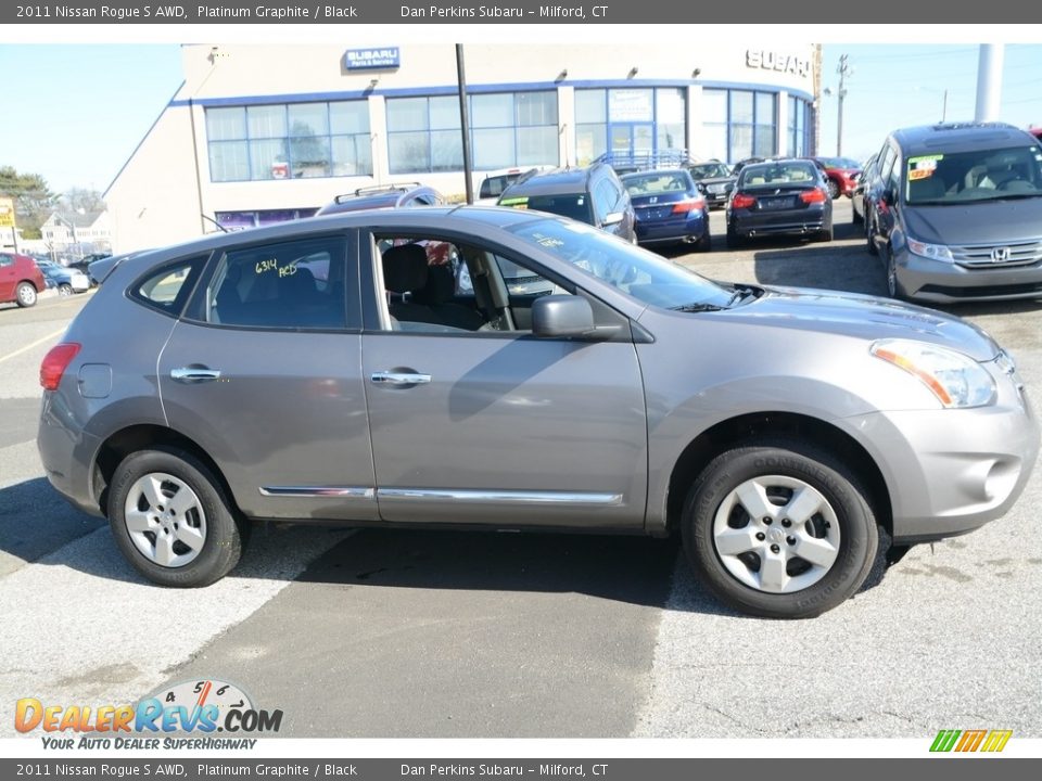 2011 Nissan Rogue S AWD Platinum Graphite / Black Photo #4