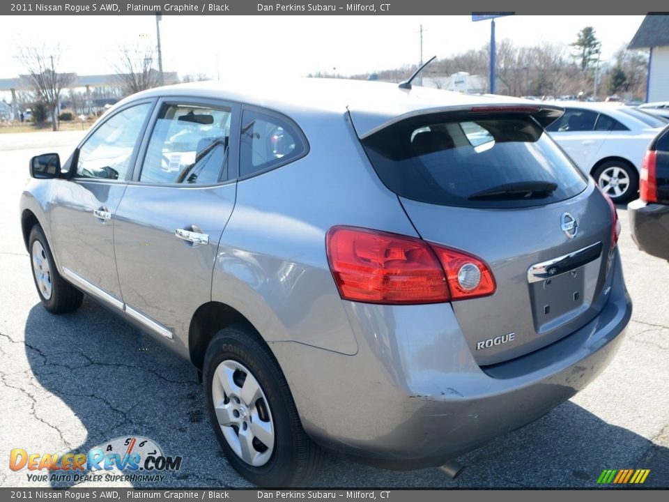 2011 Nissan Rogue S AWD Platinum Graphite / Black Photo #10