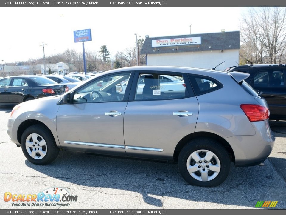2011 Nissan Rogue S AWD Platinum Graphite / Black Photo #11