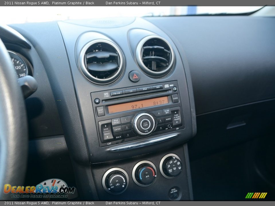 2011 Nissan Rogue S AWD Platinum Graphite / Black Photo #12