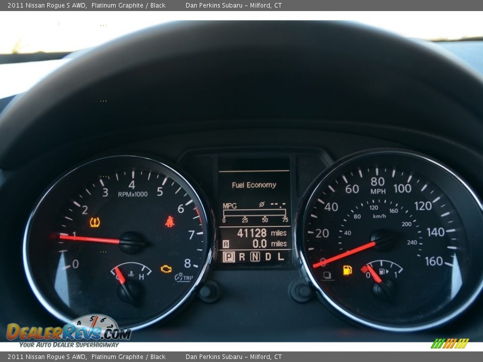 2011 Nissan Rogue S AWD Platinum Graphite / Black Photo #14