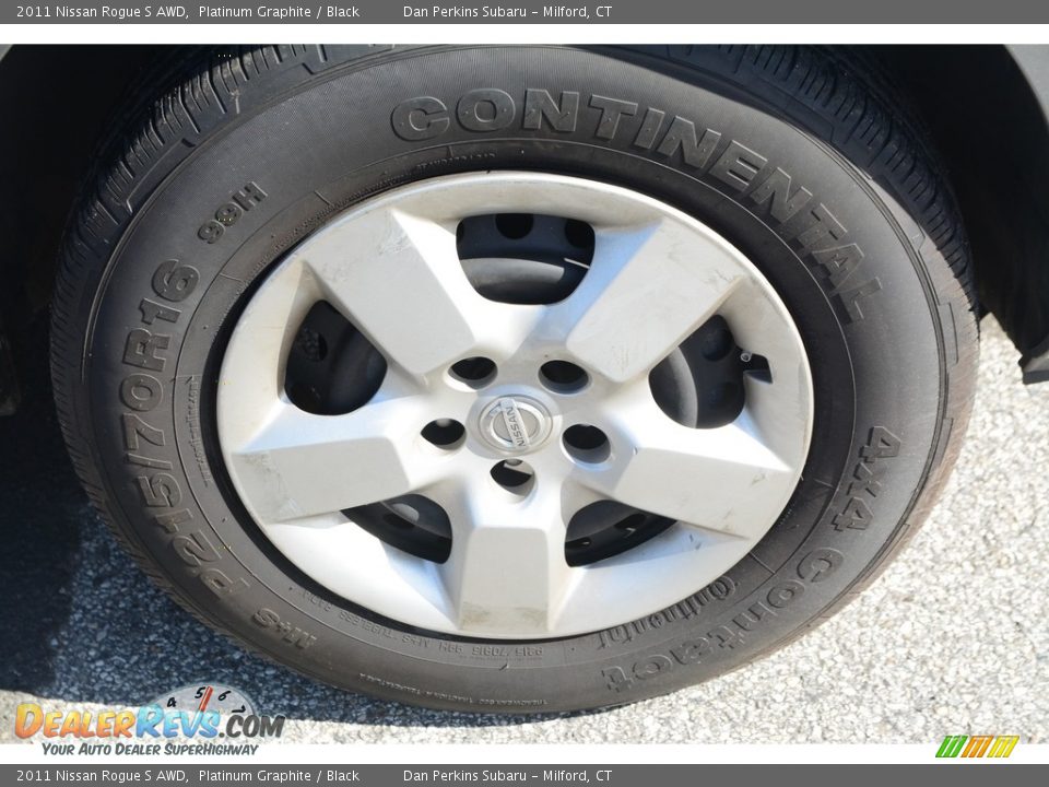 2011 Nissan Rogue S AWD Platinum Graphite / Black Photo #22