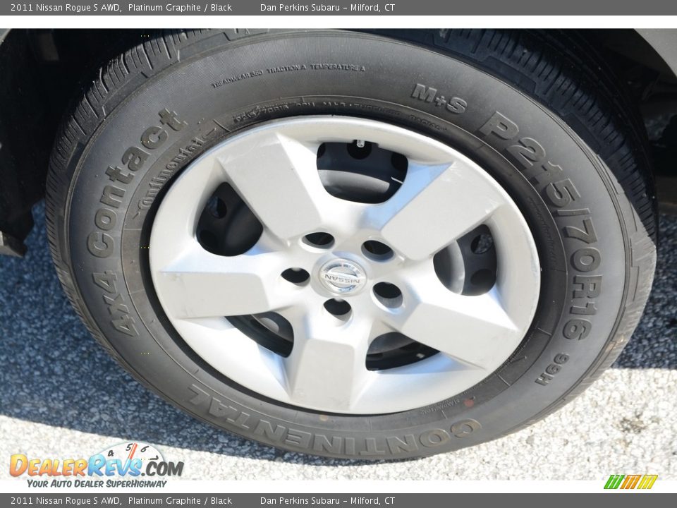 2011 Nissan Rogue S AWD Platinum Graphite / Black Photo #23