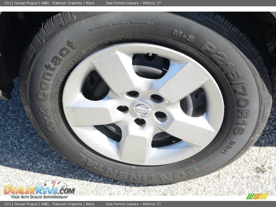 2011 Nissan Rogue S AWD Platinum Graphite / Black Photo #24