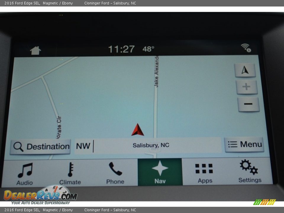 2016 Ford Edge SEL Magnetic / Ebony Photo #14