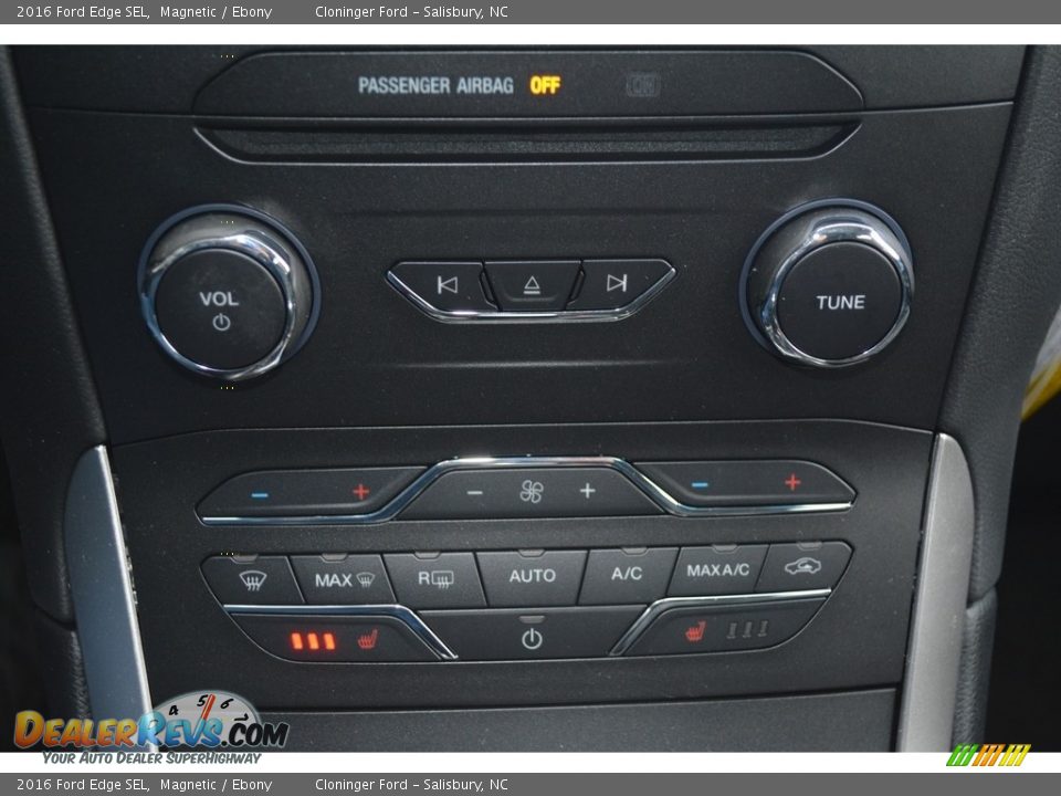 2016 Ford Edge SEL Magnetic / Ebony Photo #16