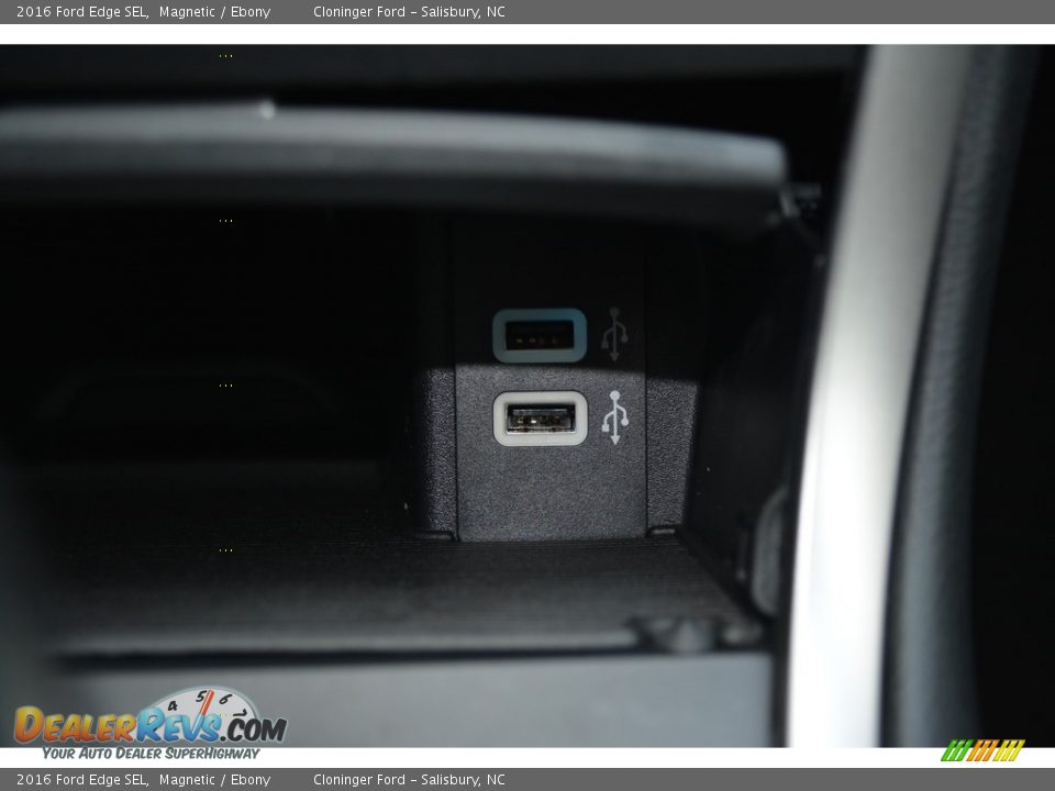 2016 Ford Edge SEL Magnetic / Ebony Photo #17
