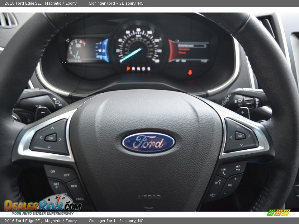 2016 Ford Edge SEL Magnetic / Ebony Photo #19