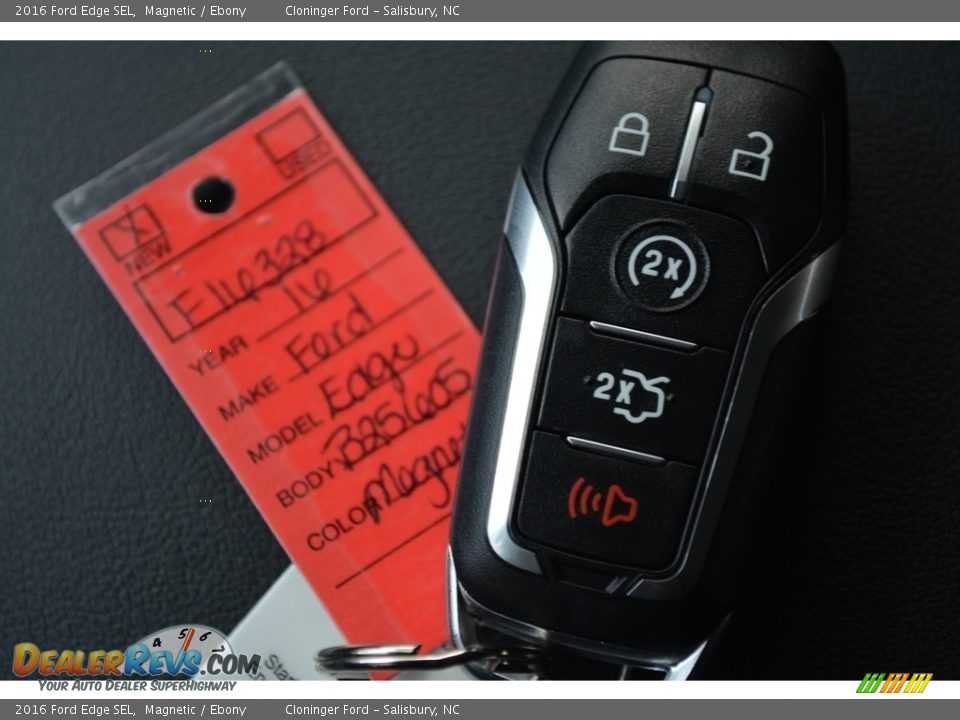 2016 Ford Edge SEL Magnetic / Ebony Photo #22