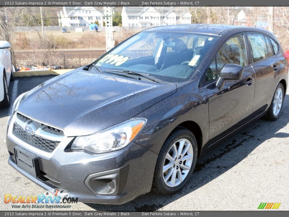 2013 Subaru Impreza 2.0i Premium 5 Door Dark Gray Metallic / Black Photo #3