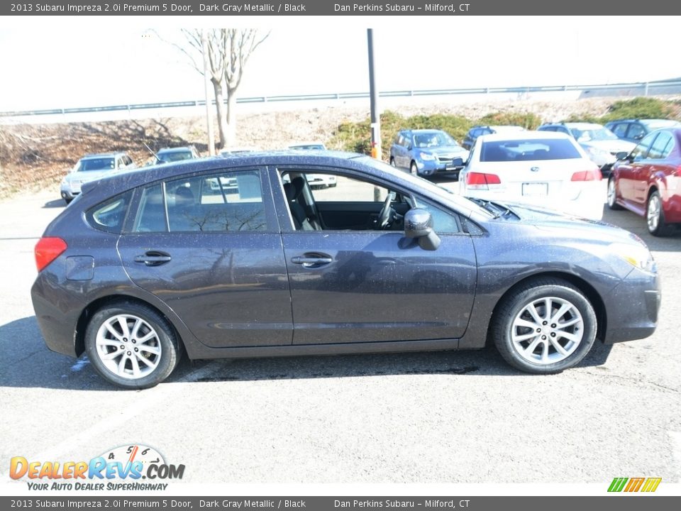 2013 Subaru Impreza 2.0i Premium 5 Door Dark Gray Metallic / Black Photo #4