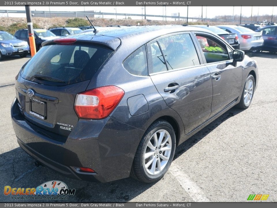 2013 Subaru Impreza 2.0i Premium 5 Door Dark Gray Metallic / Black Photo #6