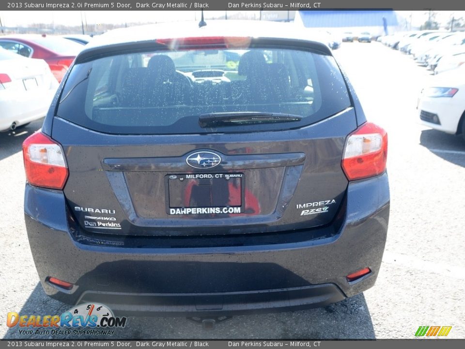 2013 Subaru Impreza 2.0i Premium 5 Door Dark Gray Metallic / Black Photo #7