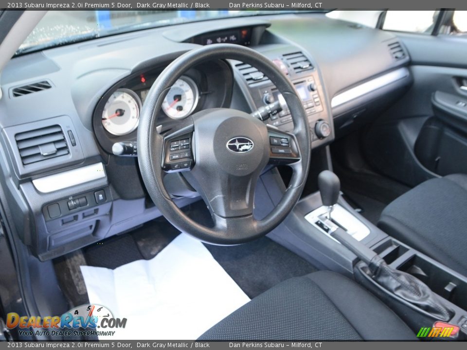 2013 Subaru Impreza 2.0i Premium 5 Door Dark Gray Metallic / Black Photo #9