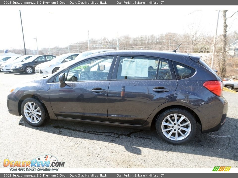 2013 Subaru Impreza 2.0i Premium 5 Door Dark Gray Metallic / Black Photo #11