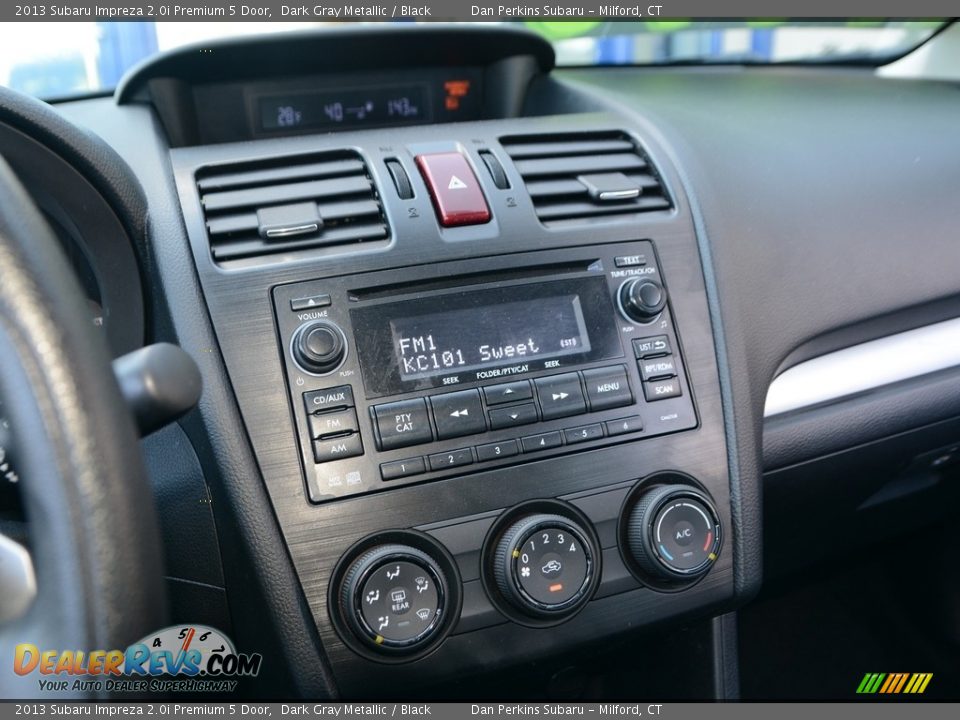 2013 Subaru Impreza 2.0i Premium 5 Door Dark Gray Metallic / Black Photo #12