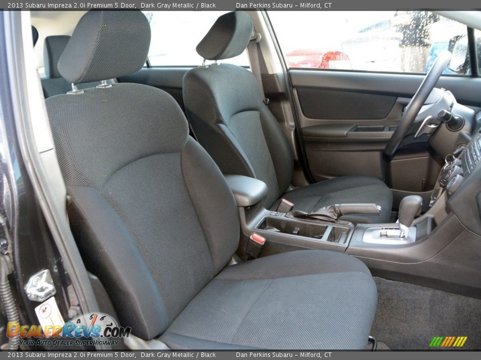 2013 Subaru Impreza 2.0i Premium 5 Door Dark Gray Metallic / Black Photo #14