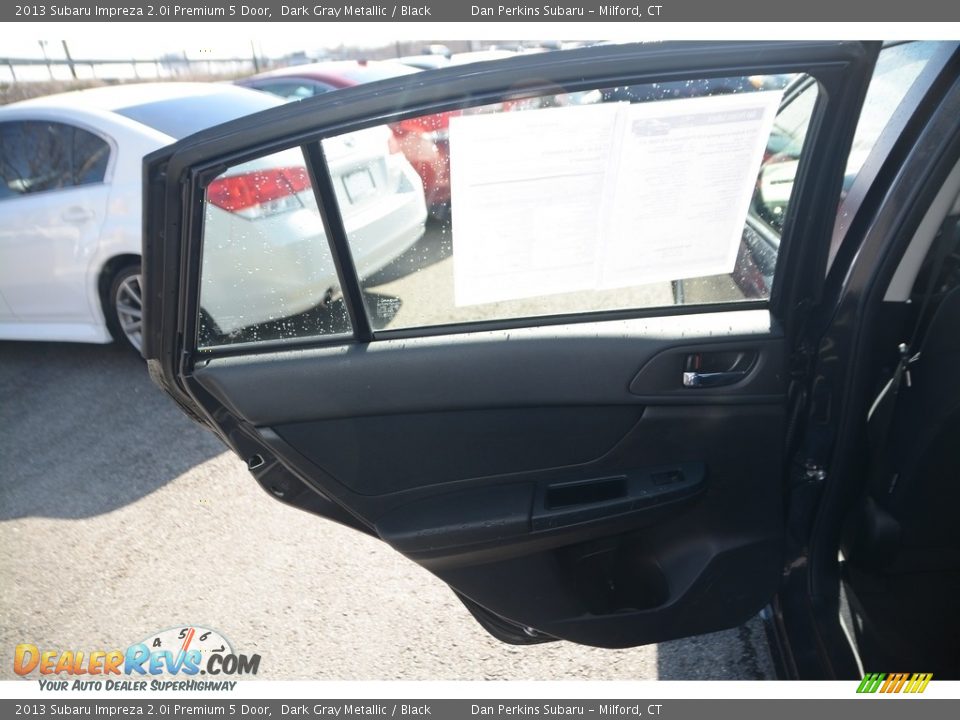 2013 Subaru Impreza 2.0i Premium 5 Door Dark Gray Metallic / Black Photo #17