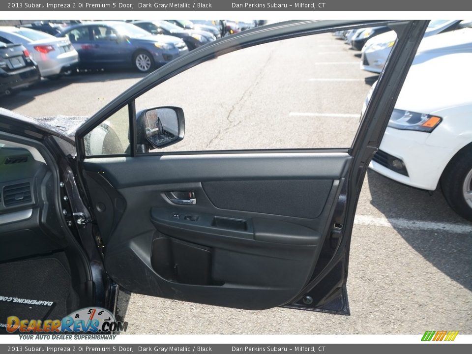 2013 Subaru Impreza 2.0i Premium 5 Door Dark Gray Metallic / Black Photo #18