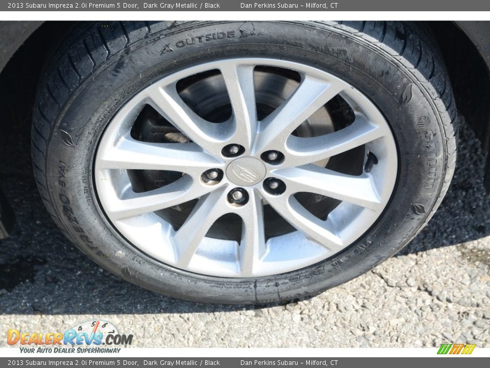 2013 Subaru Impreza 2.0i Premium 5 Door Dark Gray Metallic / Black Photo #21