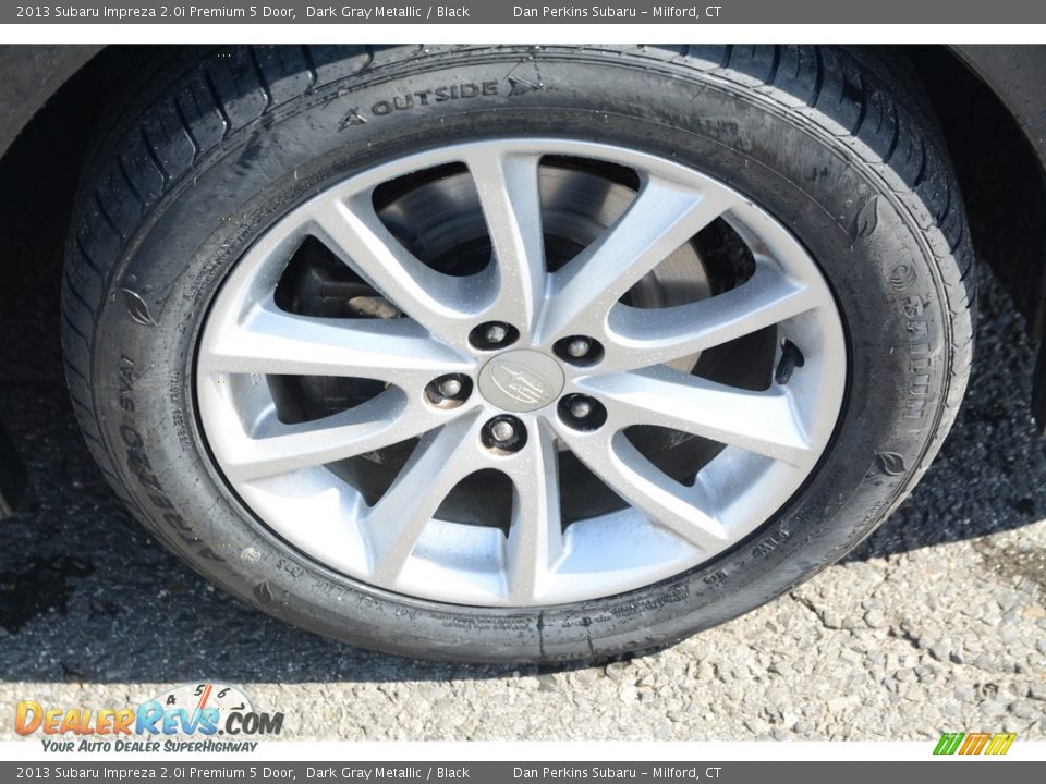 2013 Subaru Impreza 2.0i Premium 5 Door Dark Gray Metallic / Black Photo #22