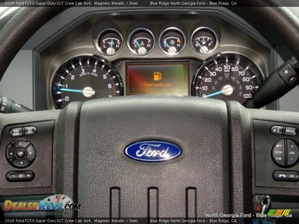 2016 Ford F250 Super Duty XLT Crew Cab 4x4 Magnetic Metallic / Steel Photo #19