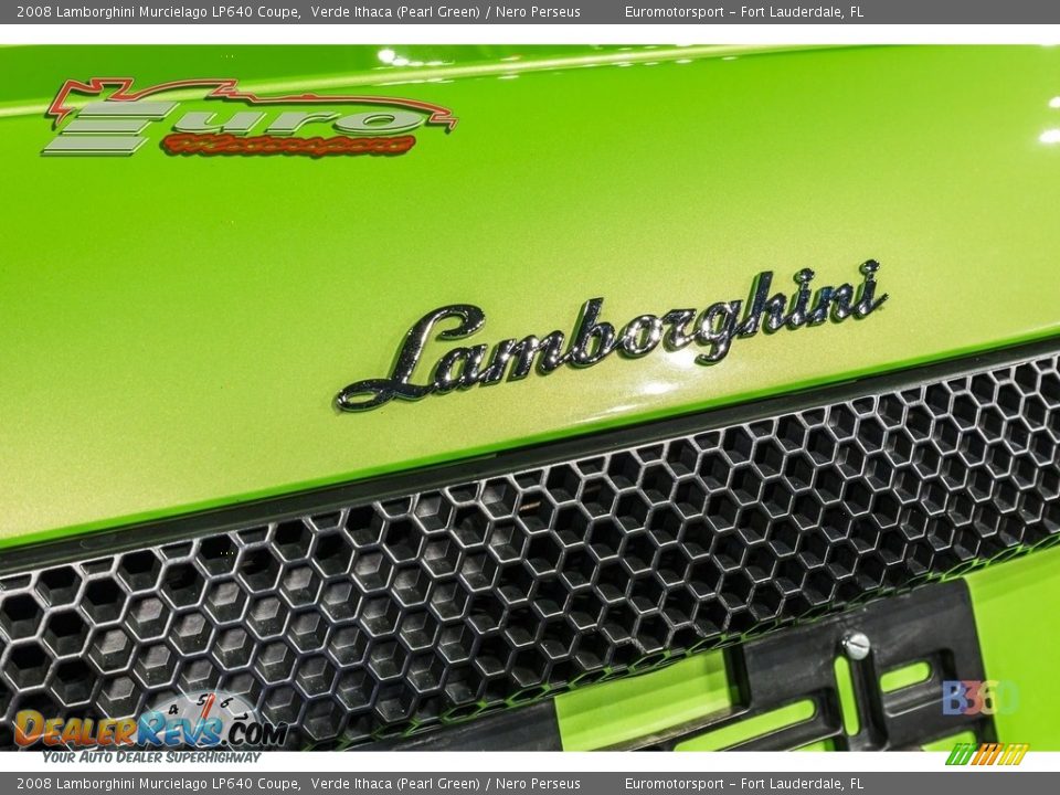 2008 Lamborghini Murcielago LP640 Coupe Verde Ithaca (Pearl Green) / Nero Perseus Photo #19