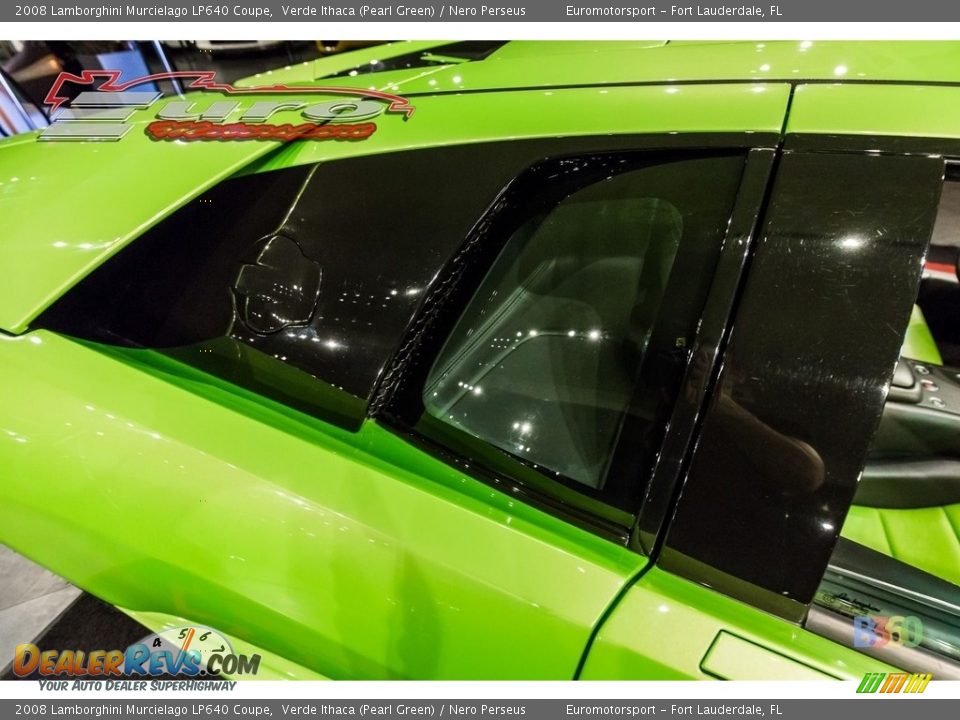 2008 Lamborghini Murcielago LP640 Coupe Verde Ithaca (Pearl Green) / Nero Perseus Photo #46